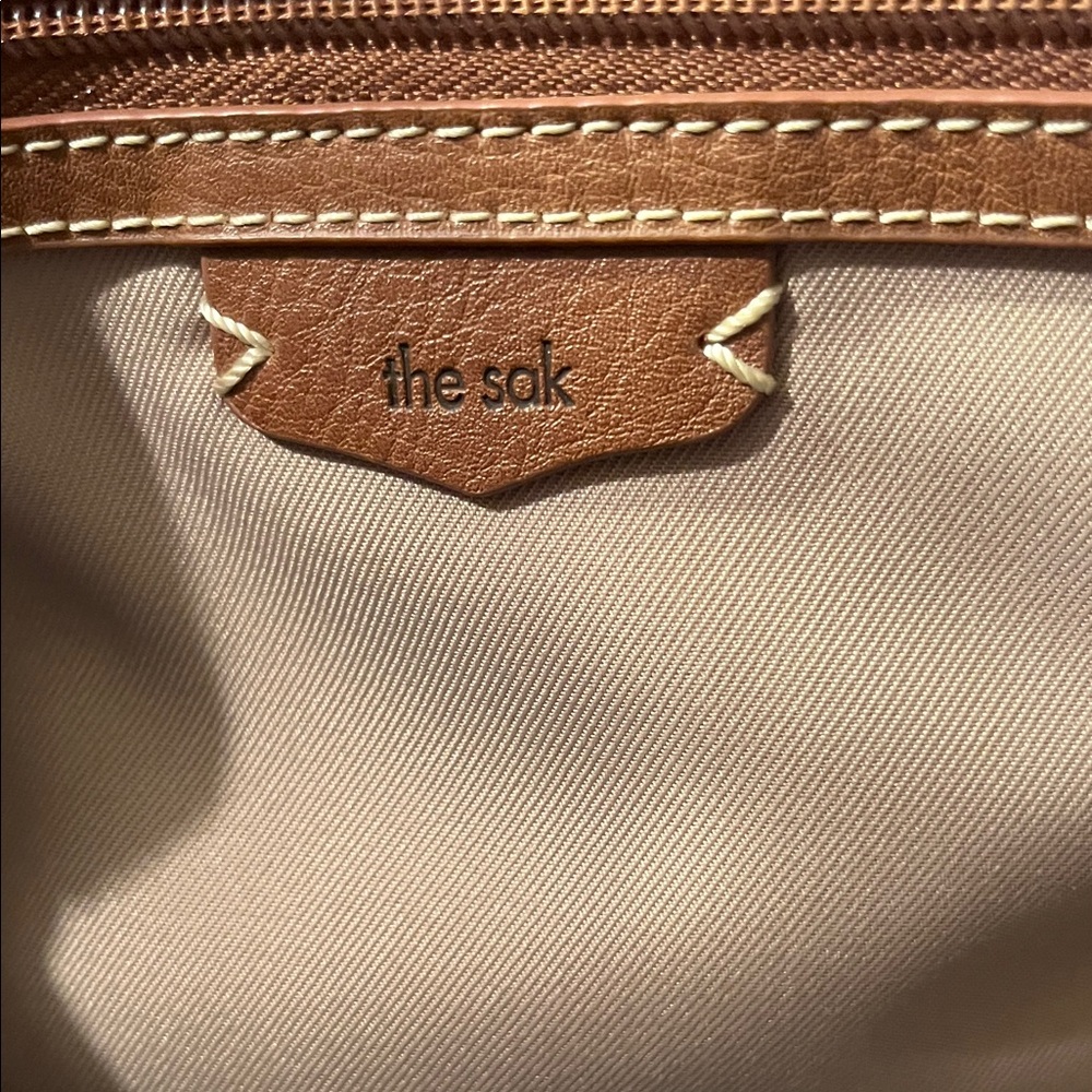 The Sak Blue Leather Tote Bag - Picture 2 of 5